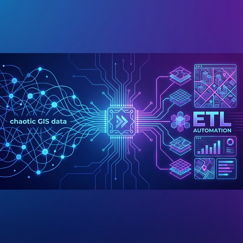 Automatización ETL en GIS - Flujo de trabajo de estandarización de datos geoespaciales
